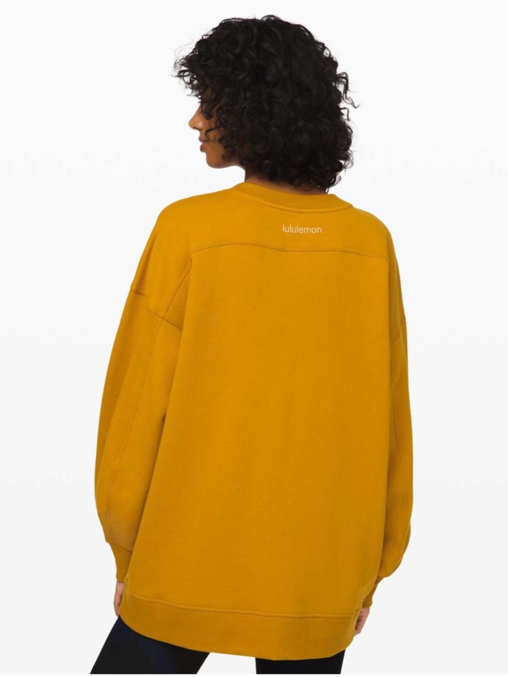 Lululemon Perfectly Oversized Crew Fools Gold Sweatshirt | Medium